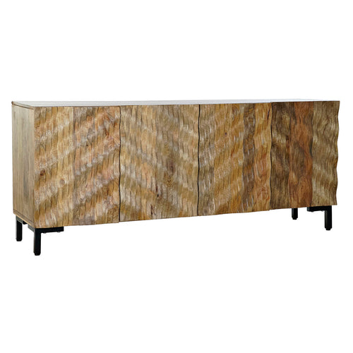 Sideboard DKD Home Decor   177 x 45 x 75 cm Black Metal Brown Mango