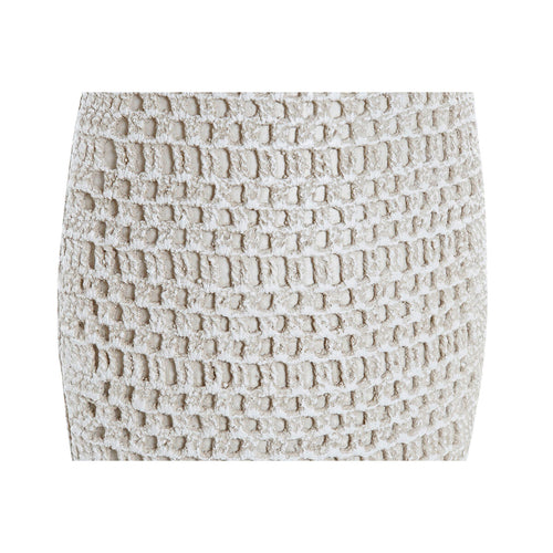 Vase DKD Home Decor White Resin Modern 14 x 7 x 37 cm