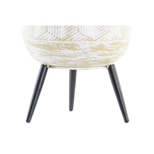 Set of Planters DKD Home Decor 24 x 24 x 39 cm Metal (2 Units)
