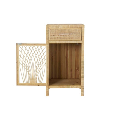Nightstand DKD Home Decor 42 x 35 x 80 cm Natural Brown
